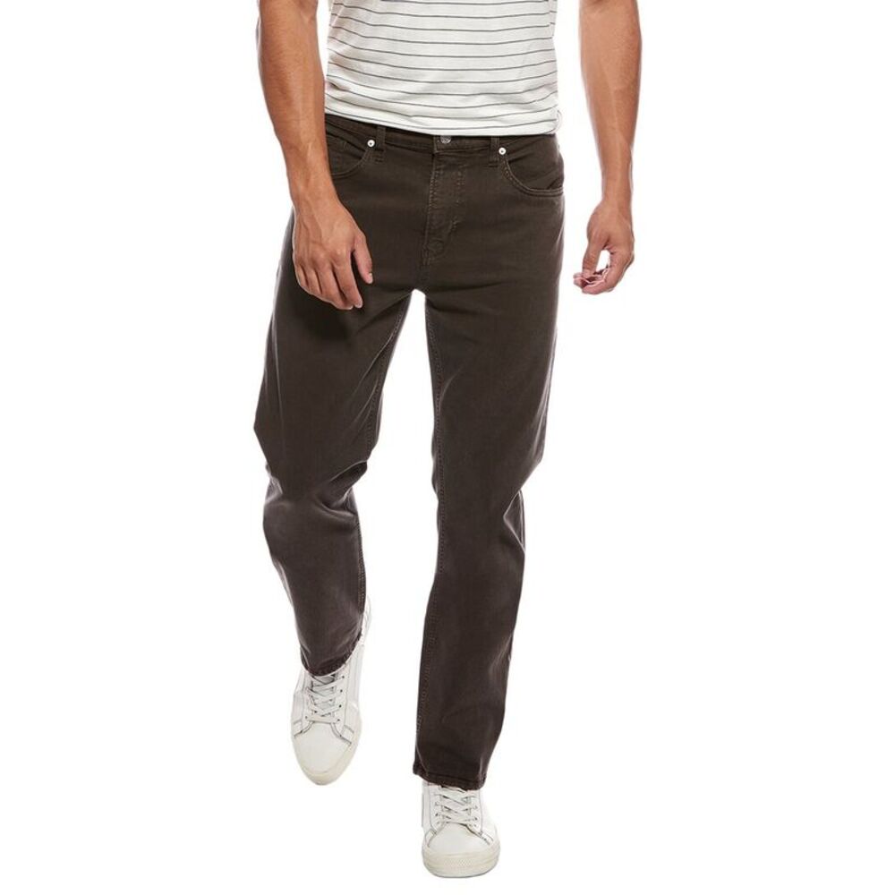 Frame Denim Mens Frame Dark Burgundy Modern Straight Jean